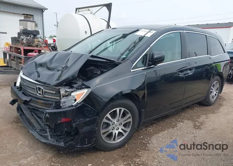 2012 Honda Odyssey Ex из США, поврежденный, VIN 5FNRL5H47CB143911